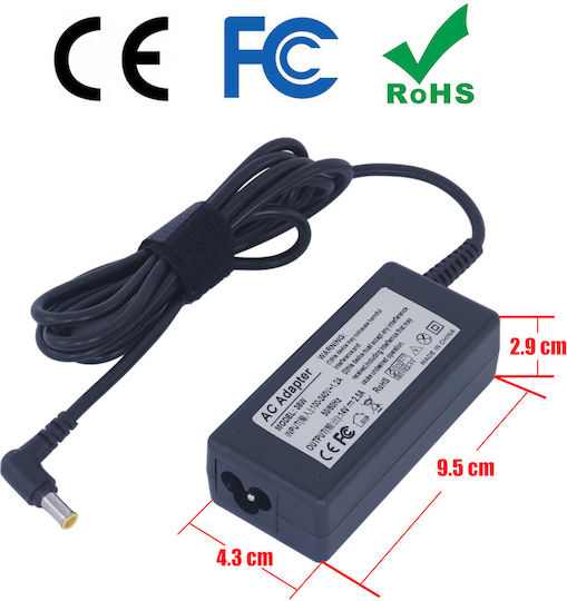 Ac Adapter Laptop Charger 35W 14V 2.5A for Samsung with Detachable Power Cable