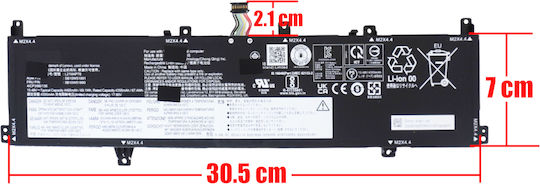 Compatible Battery for Lenovo ThinkPad Lenovo ThinkPad Z16 Gen 1, 21D4, 21D5, L21M4P77, 5B10W51887, SB10W51988, 5B11M90085, SB11M89886, L21D4P76, 5B10W51889, SB10W51990 with 4465mAh