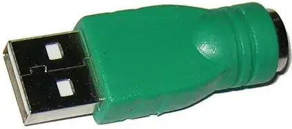 DM Pro Convertor USB-A masculin în PS/2 feminin Verde 1buc DM-0502-1
