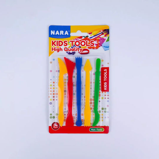 Nara Kiddy Clay Σετ Πλαστελίνης Εργαλεία Μοντελοποίησης