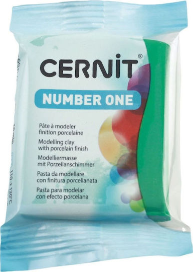 Cernit Number One Πράσινος Πολυμερικός Πηλός 56gr