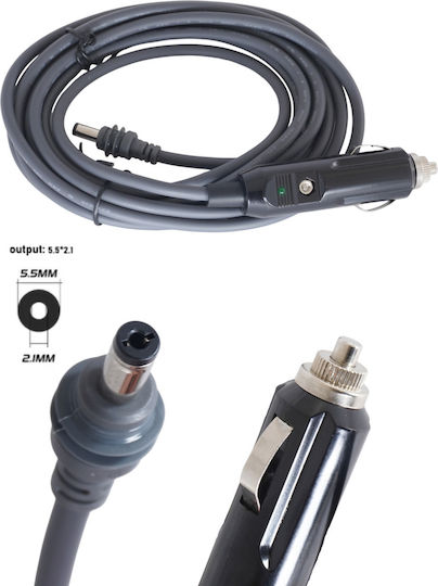 Καλώδιο Φόρτισης Charging Dc Power Waterproof Cable 12v-24v Car Charger Starlink Mini 9.84ft/3m 5.5mm*2.1mm Κωδ.1-per0123
