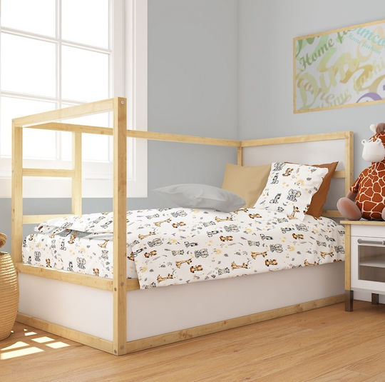 Dimcol Set White Grey 120x160cm