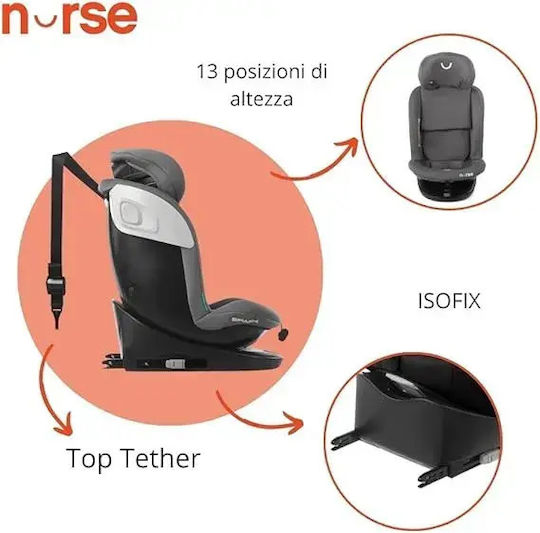 Jane Spark Scaun Auto pentru Copii i-Size cu Isofix Tormenta