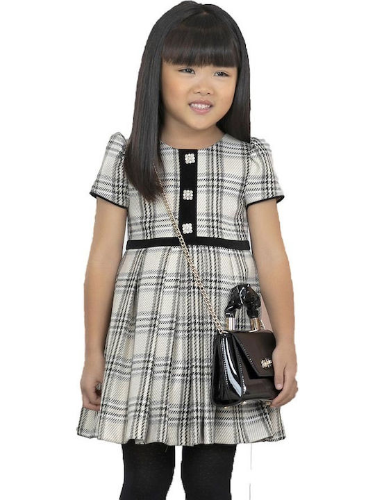 Kinderkleid Kurzärmelig Geprüft Beige