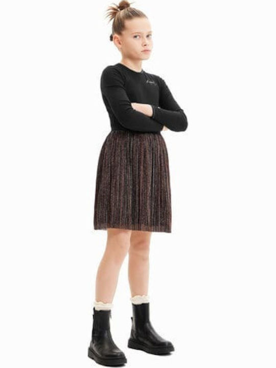 Kinderkleid Langärmelig Schwarz