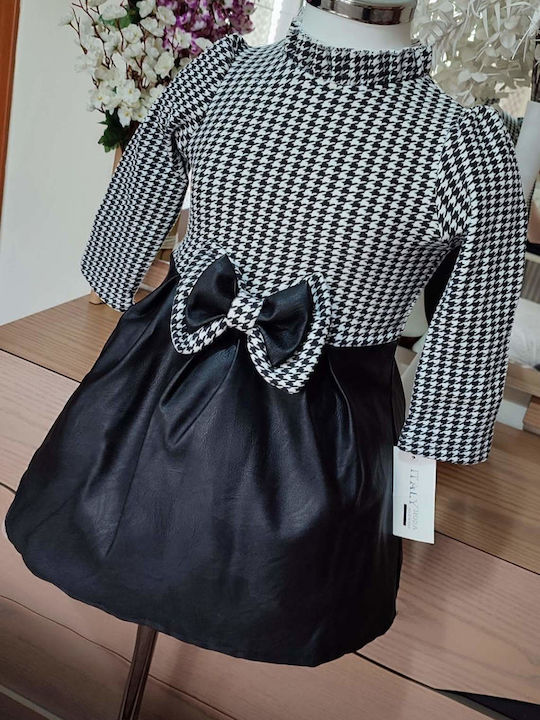Kinderkleid Langärmelig Geprüft Schwarz
