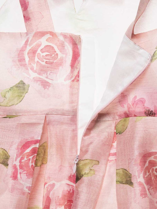 Παιδικό Φόρεμα Floral Ροζ