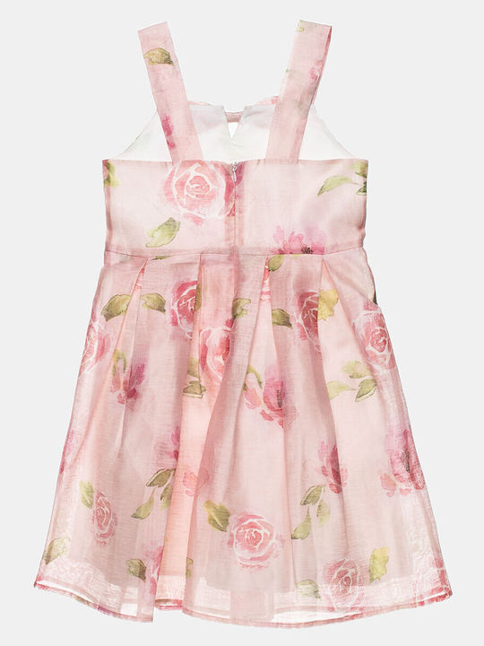 Παιδικό Φόρεμα Floral Ροζ
