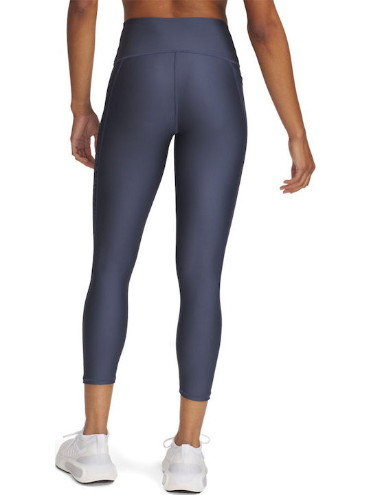 Panel Ankle Women's Training Legging Shorts Blue