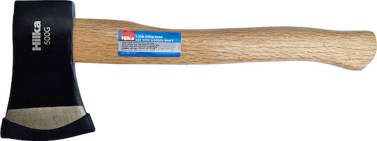 Hilka 090791 Axe Shredding Length 35cm and Weight 600gr with Wooden Handle