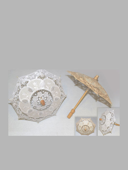 Faitakis Pack Νυφική Ομπρέλα με Δαντέλα 26cm