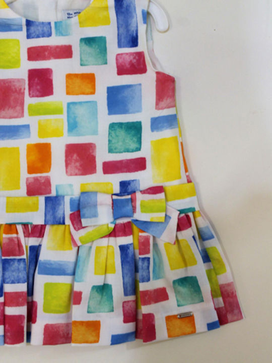 Children's Dress Sleeveless Satin Multicolour