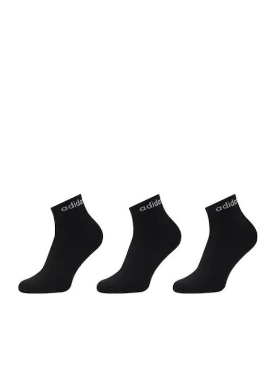 adidas Performance Κάλτσες Μαύρες 3Pack