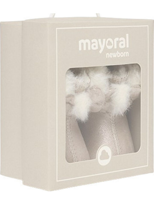 Mayoral Baby Booties Tabac Brown