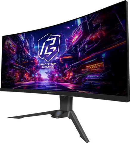 ASRock Phantom Gaming PG34QRT2B Ultrawide VA Gebogen Monitor 34" QHD 3440x1440 180Hz