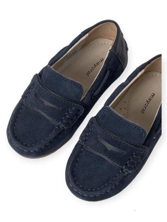 Suede Παιδικά Μοκασίνια Navy Μπλε