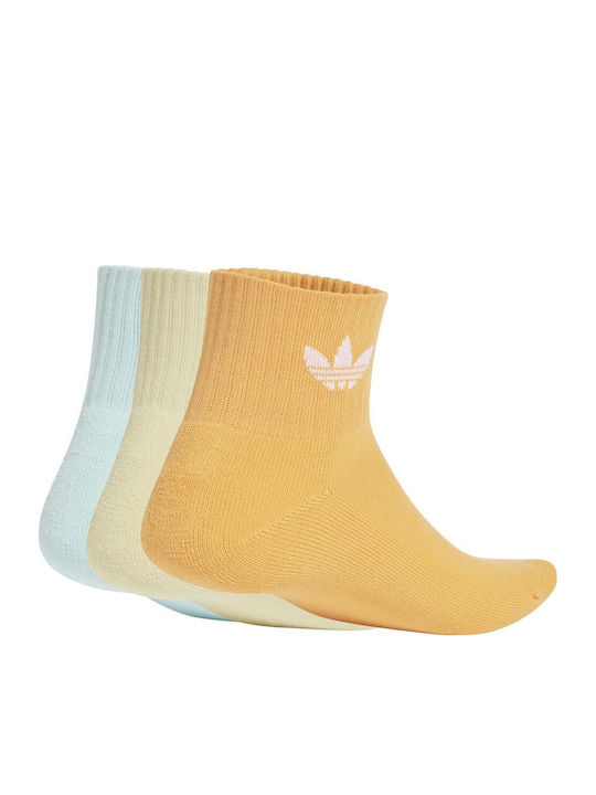 adidas Crew Γυναικείες Κάλτσες Πορτοκαλί 3Pack adidas Crew Γυναικείες Κάλτσες Πορτοκαλί 3Pack