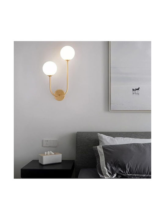 Lightplanet Lumină de Perete cu Soclu E14 Alb