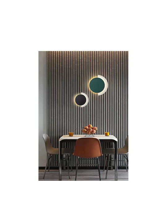 Lightplanet Leuchte Wand mit Integrierter LED Grün 24cm