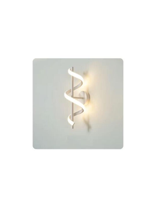 Lightplanet Μοντέρνο Φωτιστικό Τοίχου με Ενσωματωμένο LED και Φυσικό Λευκό Φως Διάφανο