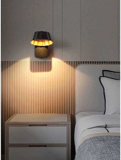 Lightplanet Modern Lamp Wall with Integrated LED Gray