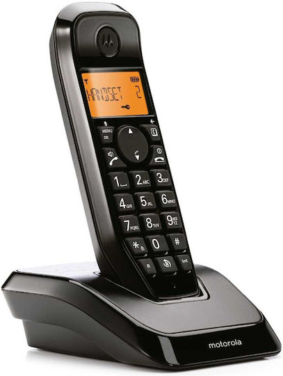 Motorola S12 Безжичен Телефон Черен