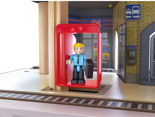 Hape City Railway Сет с Влакче за 3+ години+ Години