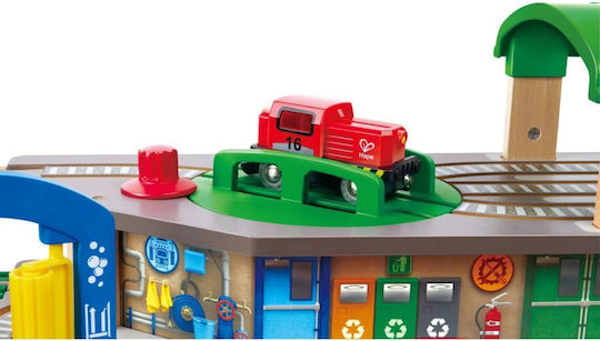 Hape City Railway Сет с Влакче за 3+ години+ Години