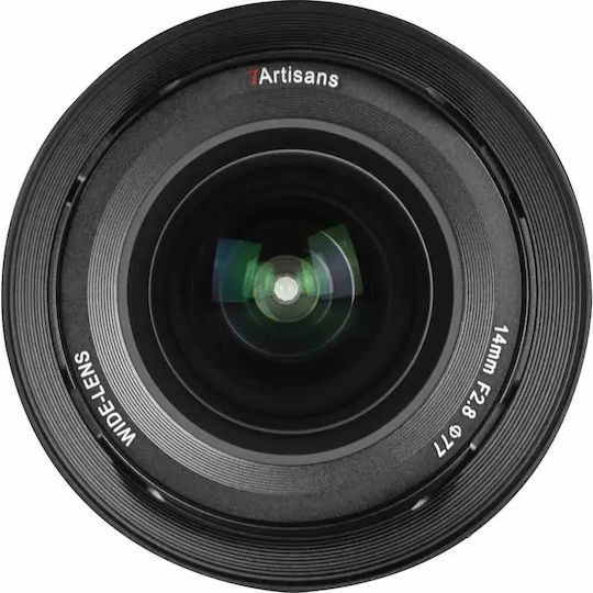 7artisans Cadru complet Obiectiv Foto 14mm f/2.8 Unghi larg pentru Montura Nikon Z Black