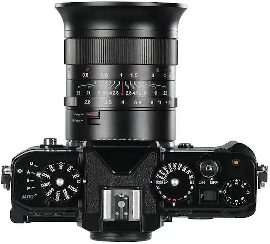 7artisans Cadru complet Obiectiv Foto 14mm f/2.8 Unghi larg pentru Montura Nikon Z Black