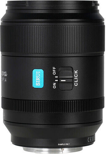 Sirui Full Frame Camera Lens Aurora 35mm f/1.4 Wide Angle for Fujifilm X Mount Black