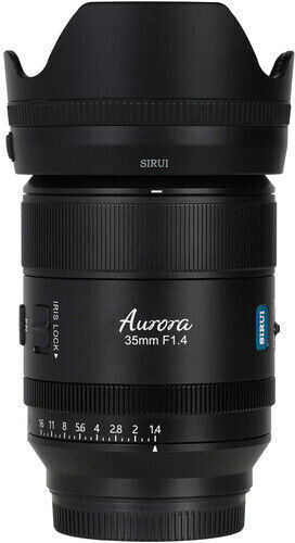 Sirui Camera Lens Aurora 35mm f/1.4 Wide Angle for Leica L Mount Black