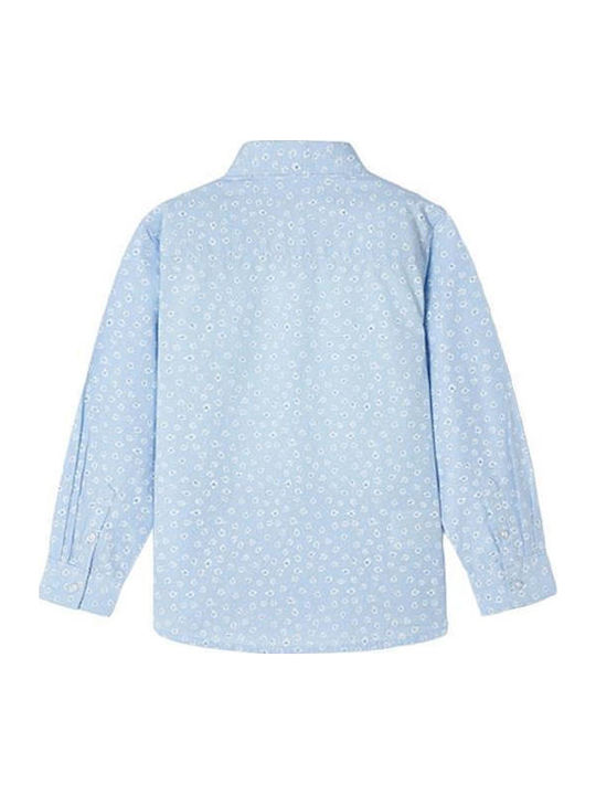 Kinder Hemd Langarm blau