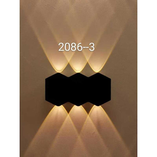 Lightplanet Wall-Mounted Outdoor Light LED IP65 6W with Warm White Light