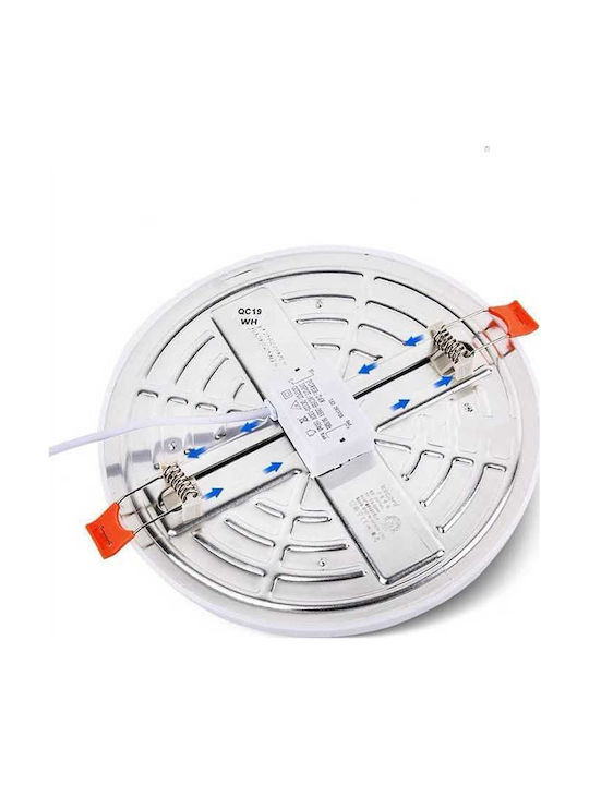 Lightplanet Rotund Panou LED Putere 32W cu Alb Rece Lumini