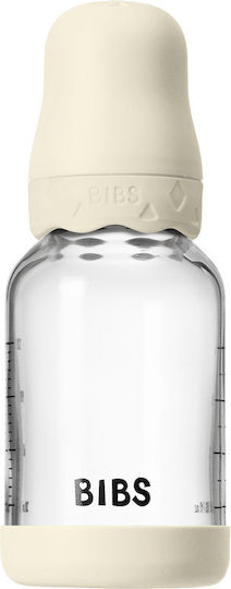 Bibs Σετ Γυάλινα Μπιμπερό Κατά των Κολικών με Θηλή Καουτσούκ για 0+ μηνών 120ml
