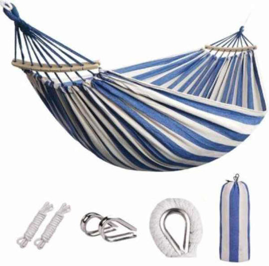 Cort Camping Igloo Albastru pentru 4 Persoane