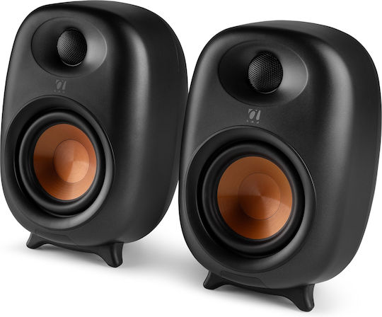 Audizio RS80 Αυτοενισχυόμενα Ηχεία με Bluetooth 160W (Ζεύγος) Γκρι