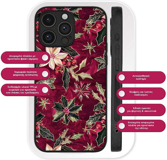 Sonique Weihnachtsserie Apple iPhone 15 Pro Max Weinblüte Handyhülle