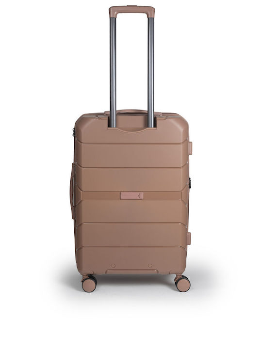 Cardinal 2016 Valiză de Călătorie Cabină Dură Rose-gold cu 4 roți Înălțime 55cm 2016-50