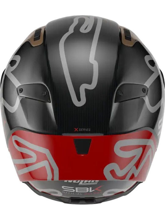 Nolan X-804 RS Ultra Carbon Hot Lap SBK 360 Мотоциклетна каска Full Face ECE 22.06