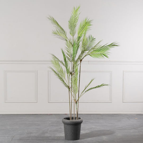 Spacegreen Artificial Palm Tree Chamaedorea Green 170 cm