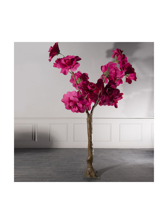 Spacegreen Künstlicher Baum Rose Giga Fuchsien 300 cm