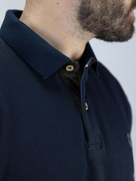 Polo Long Sleeve Blouse Blue