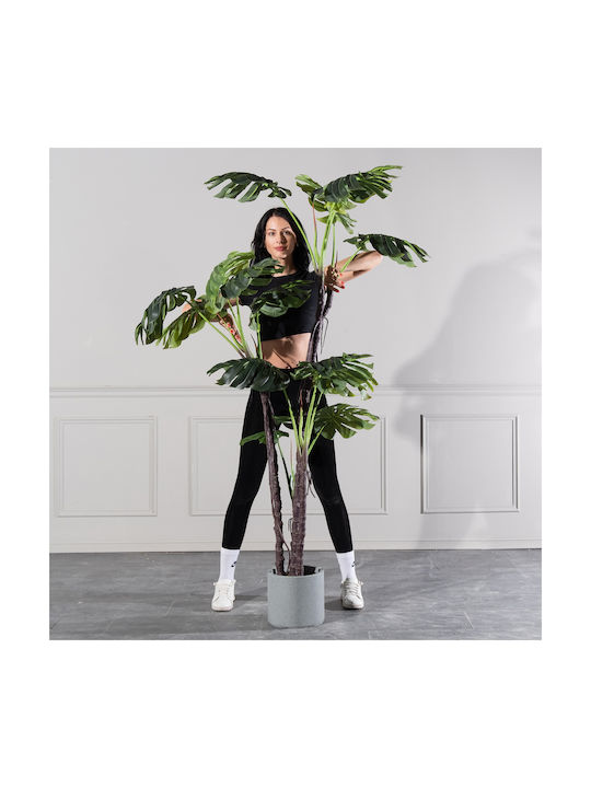 Artificial Outdoor Tree Monstera Green 210cm Supergreens