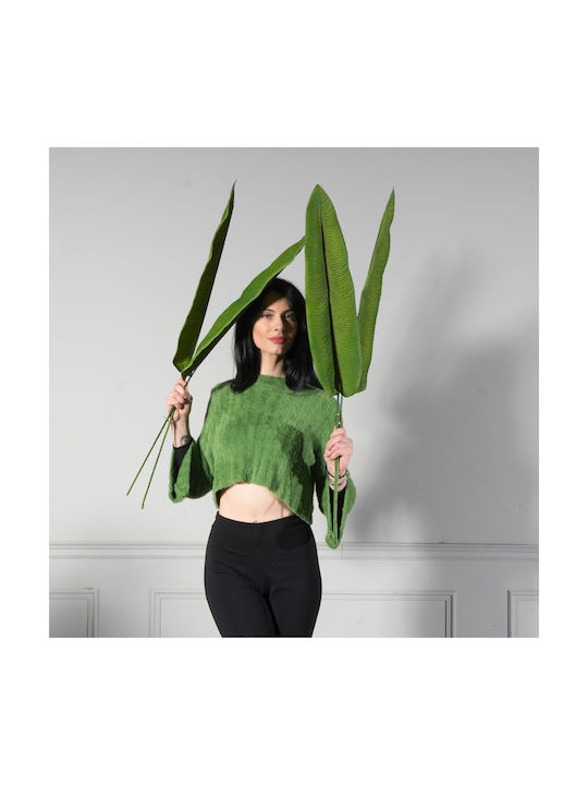 Artificial Decorative Branch Bird of Paradise Leaf Green 103cm Supergreens