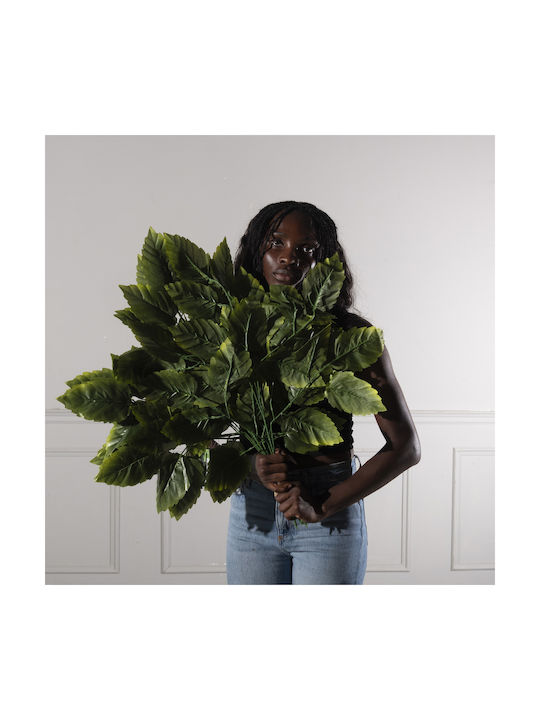 Изкуствен декоративен клон Ficus Lyrata Лист Green 70см Supergreens