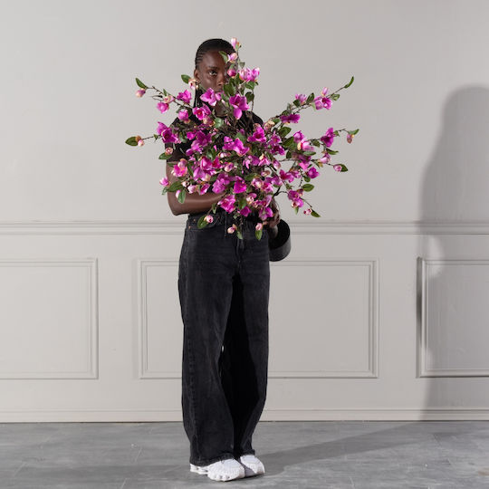 Изкуствено дърво за външно пространство Магнолия Pink 170см Supergreens