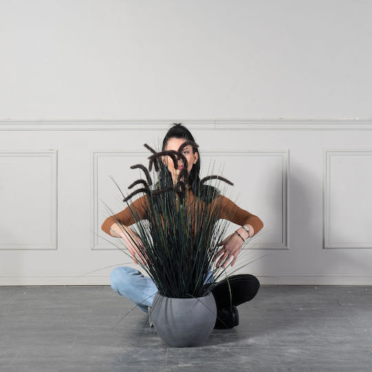 Τεχνητό Φυτό σε Γλάστρα Μαύρο 104cm Supergreens